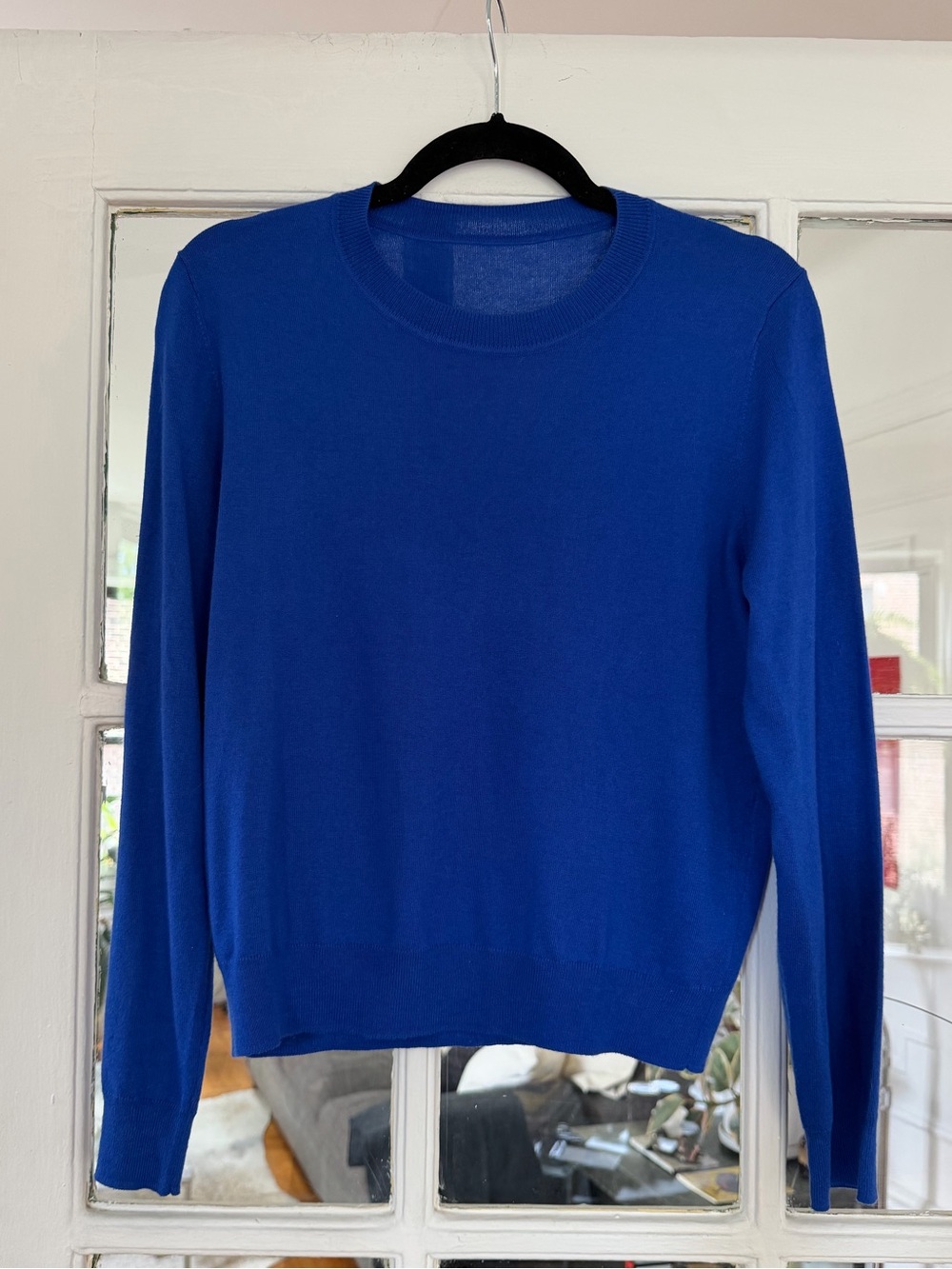 Mango Royal Blue Crewneck Sweater